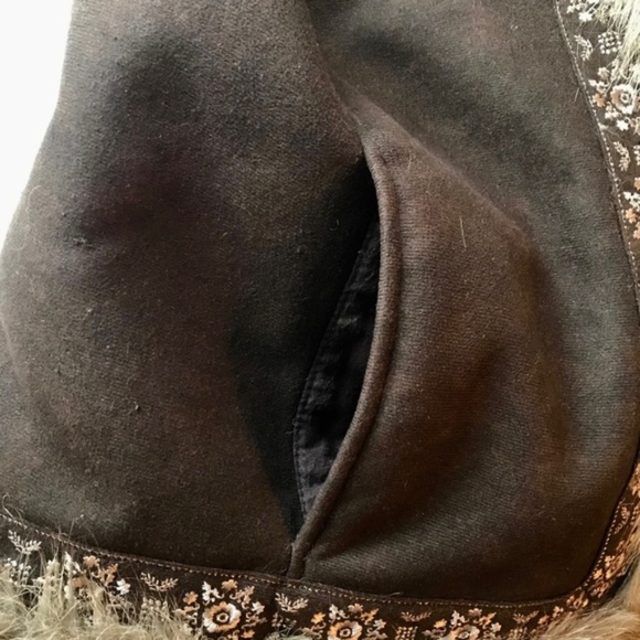 Ann Taylor LOFT Faux Fur & Suede Vest - Picture 6 of 9